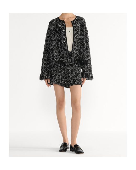 Dior Black Macrocannage Regular-Fit Jacket