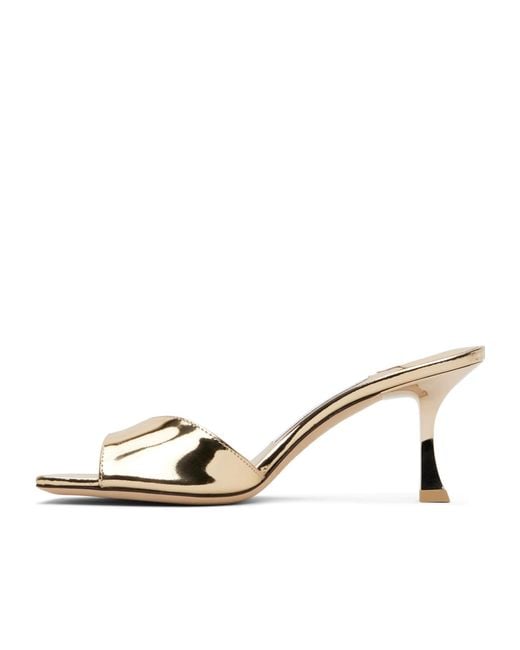 Jimmy Choo Natural Skye 70 Square Open-Toe High-Heeled Sandals