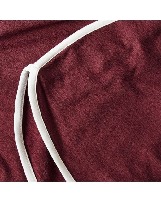 Varley Red Elastic-Waist Athletic Shorts