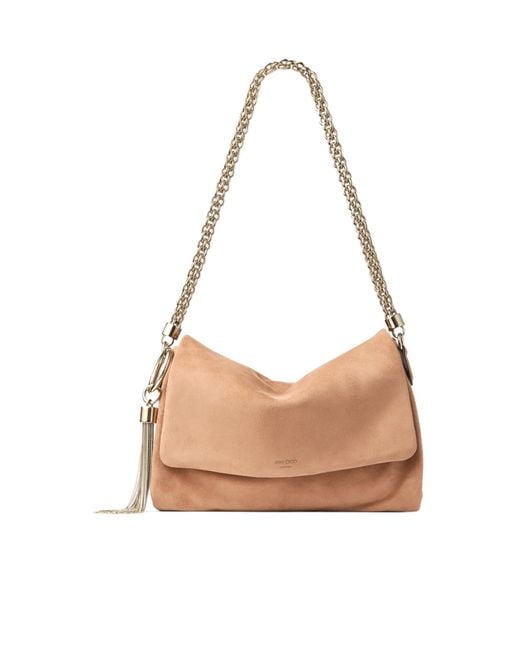 Jimmy Choo White Flap Shoulder Bag