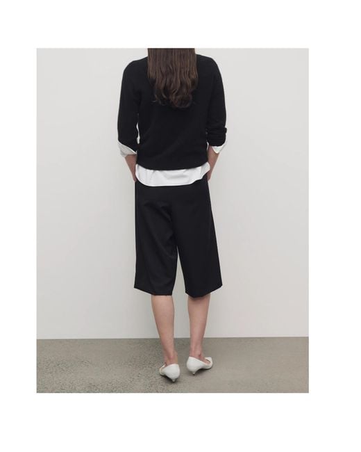 The Row Black Kalyan Shorts