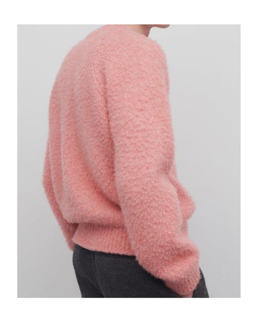 The Row Pink Bruno Long-Sleeved Crewneck Jumper for men