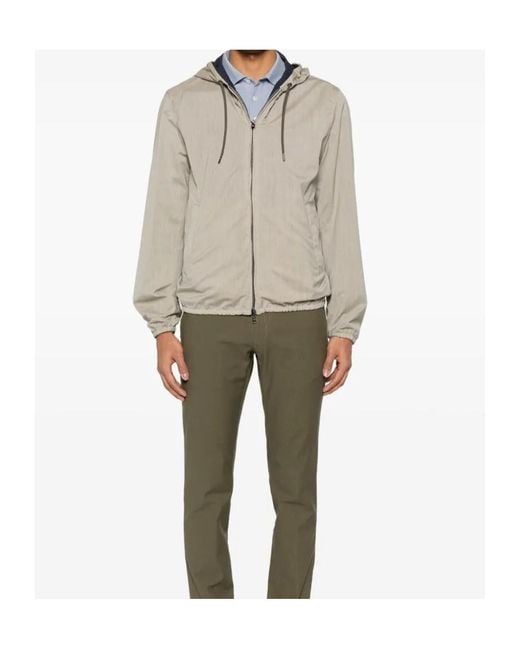 Herno Natural Short Reversible Jacket for men