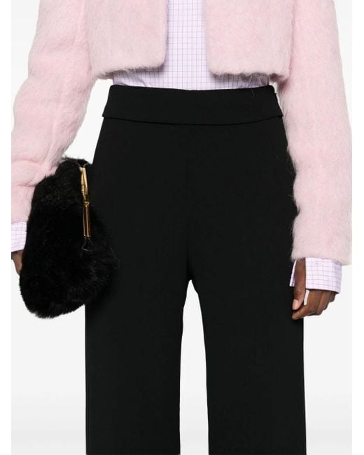 Dries Van Noten Black Elastic Waist Casual Pants