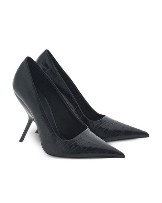 Ferragamo Blue Pointed High Heels