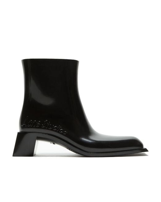Acne Black 55Mm Ankle Boots