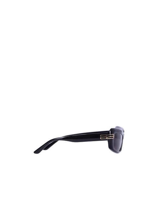 Balenciaga White Rectangle Frame Sunglasses