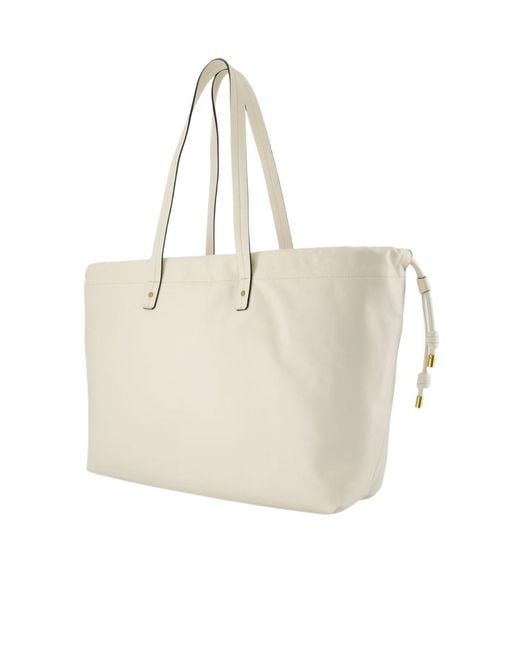 Isabel Marant Natural Logo Tote Bag