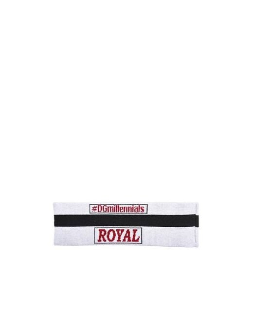 Dolce & Gabbana White Simple Knitted Hair Band