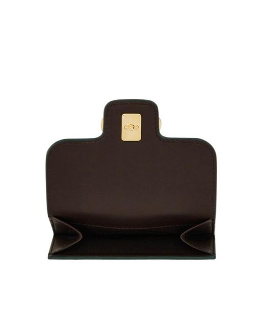 Ferragamo Green Ferragamo Gancini Compact Wallet
