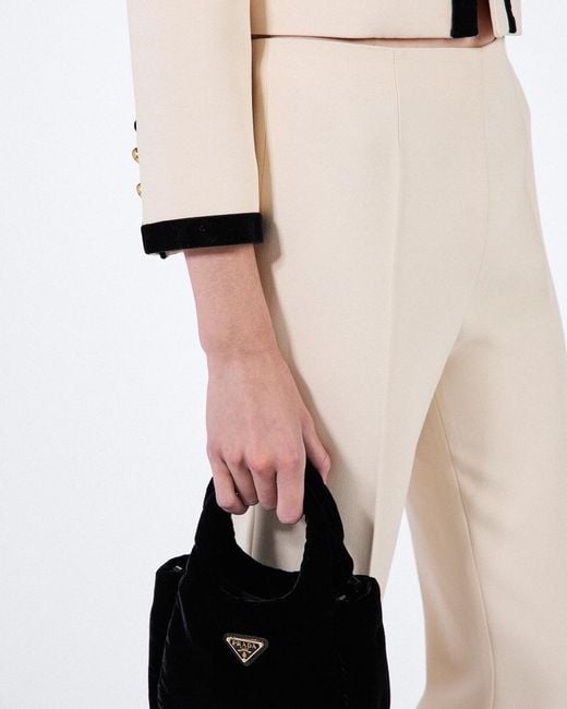 Prada Natural Sablé Trousers