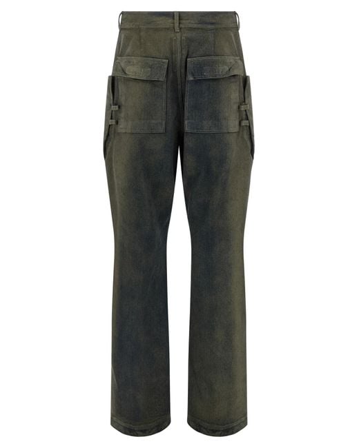 Rick Owens Gray Jeans With Belt Loops for men