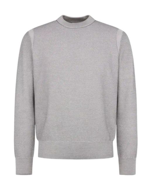 Tod's Gray Crew Neck Sweater for men