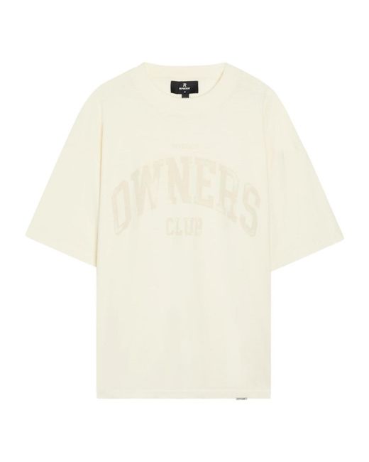 Represent White Printed Cotton T-Shirt for men