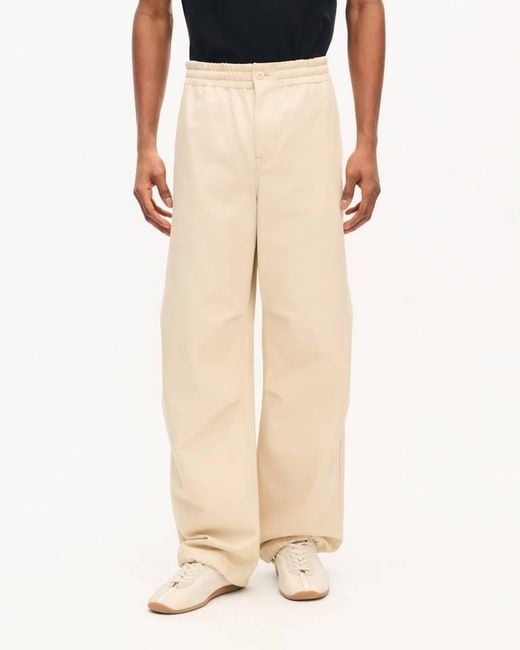 KENZO Natural Loose Fit Elastic-Waist Pants for men