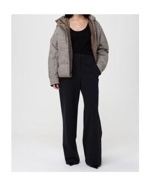 Brunello Cucinelli Black High Waist Tailored Pants
