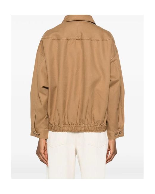 Polo Ralph Lauren Brown Zip-Up Harrington Coat