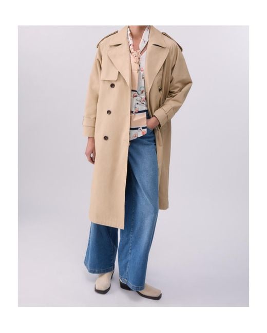 Liu Jo Natural Embellished Trench Coat
