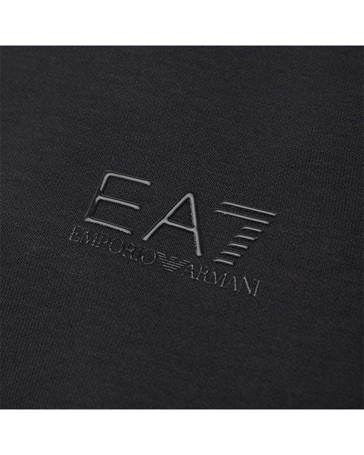 EA7 Blue Long-Sleeved Zipper Casual Jacket for men