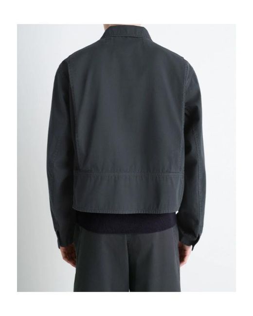 Lemaire Short Utility Jacket in Blue for Men | Lyst