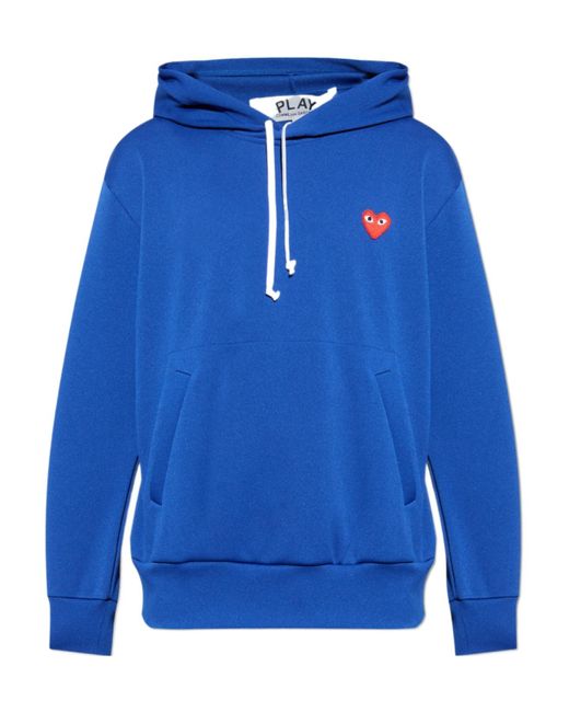 COMME DES GARÇONS PLAY Blue Long Sleeve Sweatshirt for men