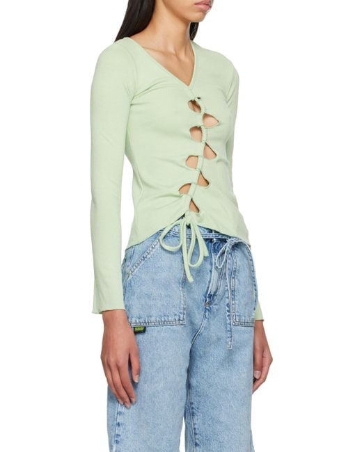 AVAVAV Blue Long-Sleeved T-Shirt