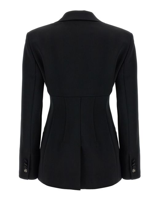 Max Mara Black Oreste Single-Breasted Blazer
