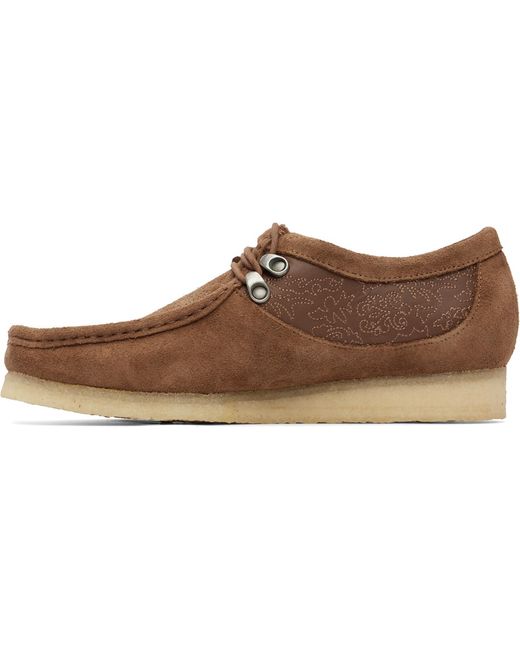 ANDERSSON BELL Brown X Clarks Originals Collaboration Wallabee Derby Shoes for men