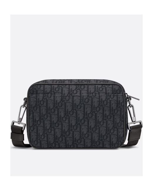 Dior Black Safari Bag With Strap for men