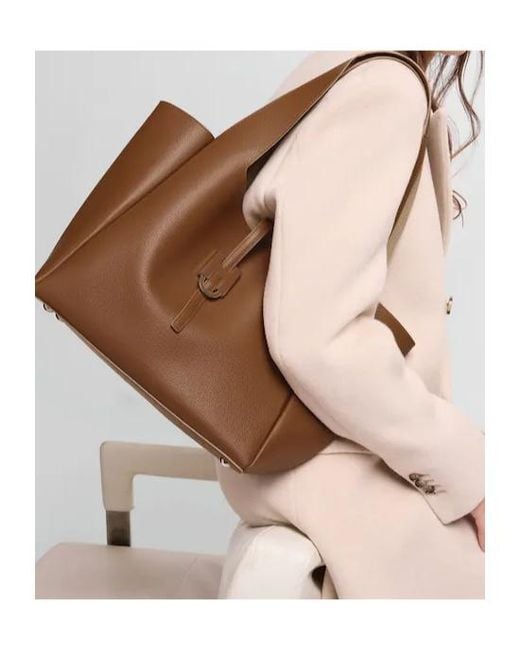Hogan Brown Trend Shopping Bag