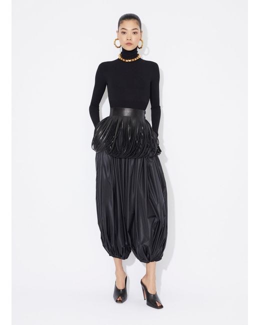 Alaïa Black Alaïa Turtleneck Fine-Knit Jumper