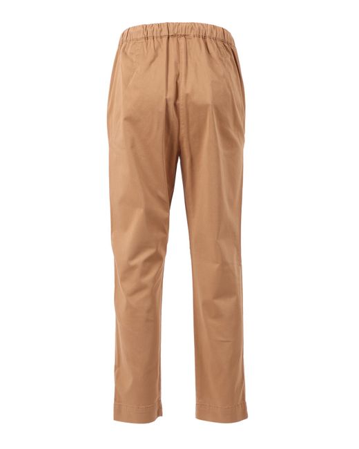 Max Mara Natural Parco Drawstring Tapered Trousers