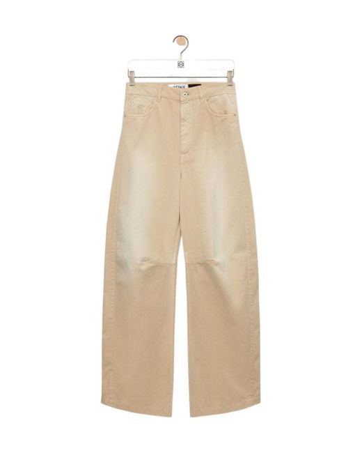 Loewe Natural Barrel Trousers for men
