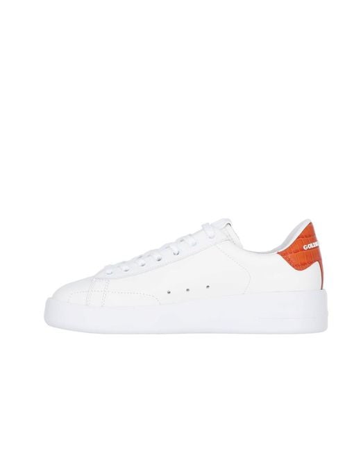 Golden Goose Deluxe Brand White Star Patch Low-Top Sneakers