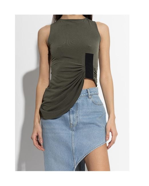 Coperni Green Taped Suspended Vest