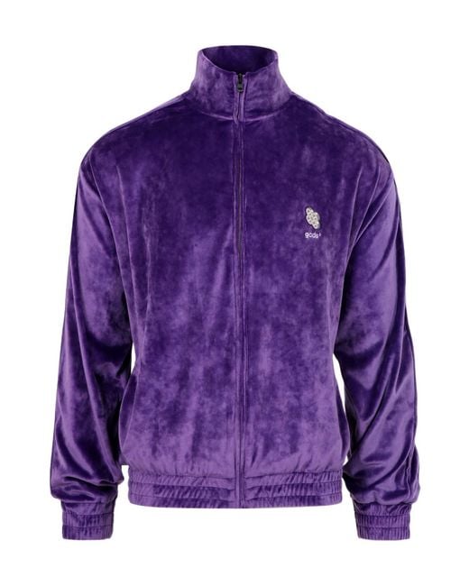Gcds Purple Logo Jacket for men