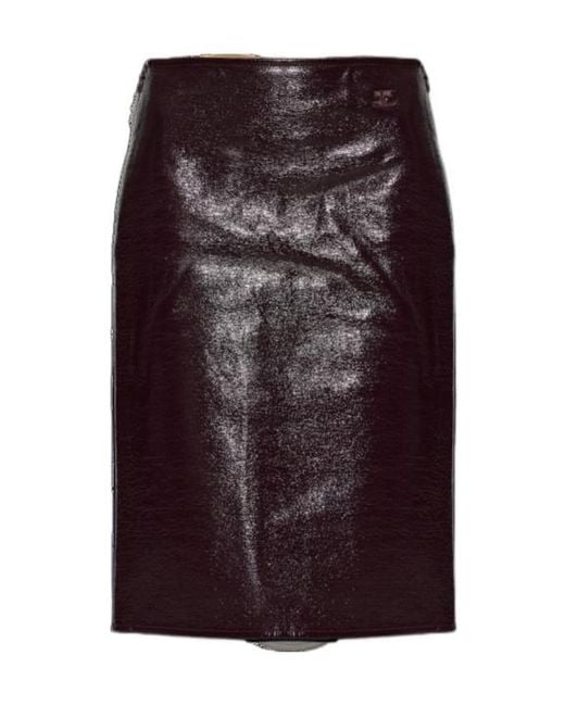 Courreges Purple Labeled Skirt