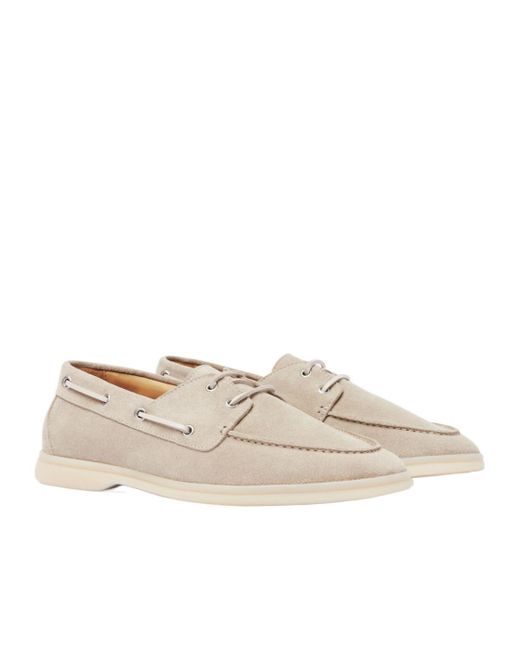 Scarosso White Lace-Up Sneakers for men