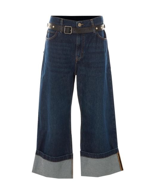 Pinko Blue Belt-Loop Jeans