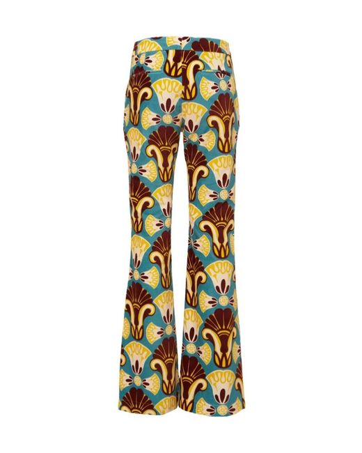 LaDoubleJ Yellow Saturday Night Velvet Trousers