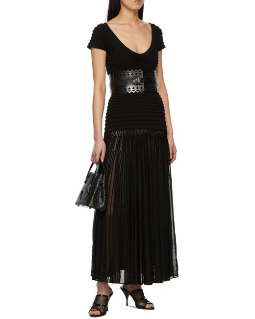 Alaïa Black Alaïa Mina 20 Small Tote Bag