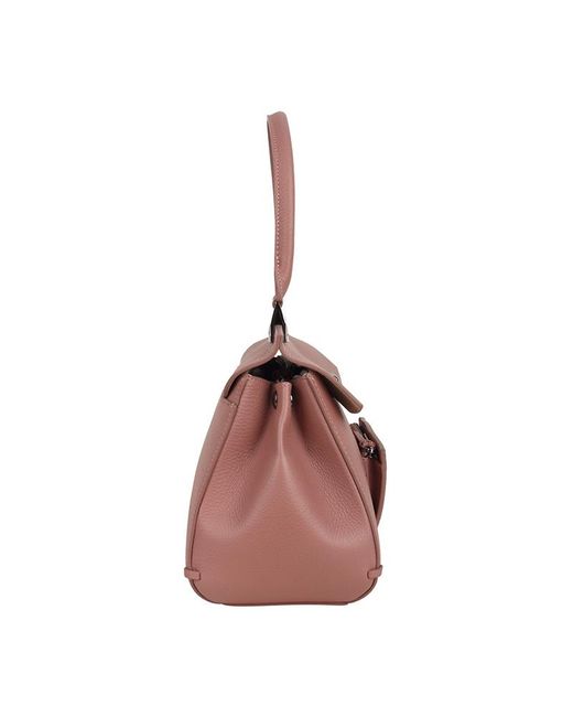 Longchamp Pink Logo Handbag