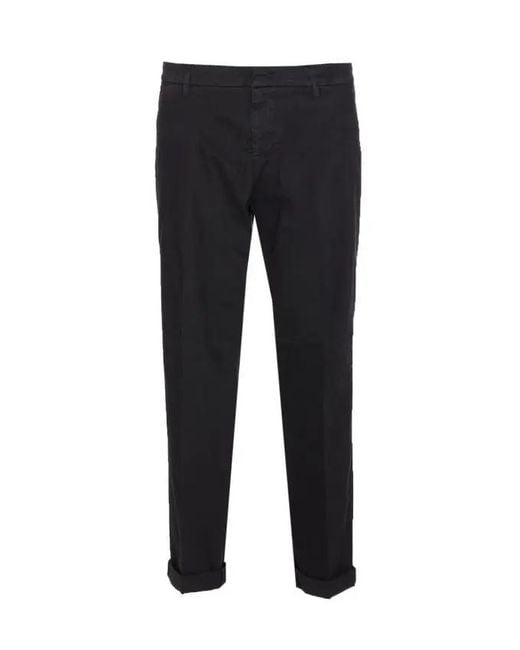 Dondup Black Pants for men