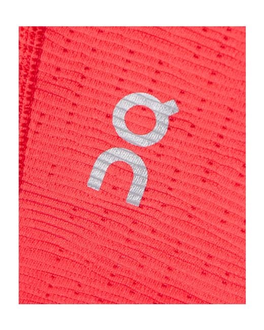 On Shoes Red Stretch-Jersey Shorts