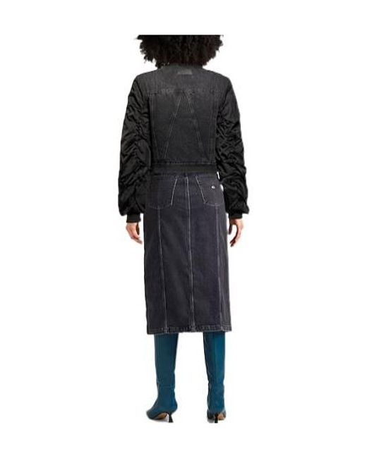 Ganni Black Denim Outerwear
