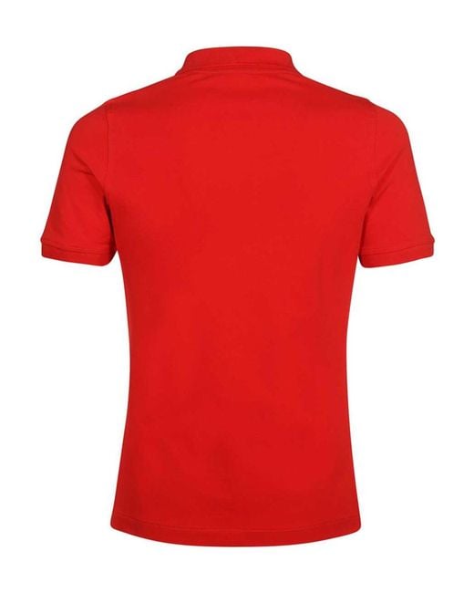 K-Way Red Short-Sleeved Polo Shirt for men