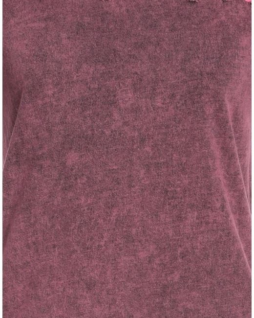 DIESEL Purple Casual Printed T-Shirt