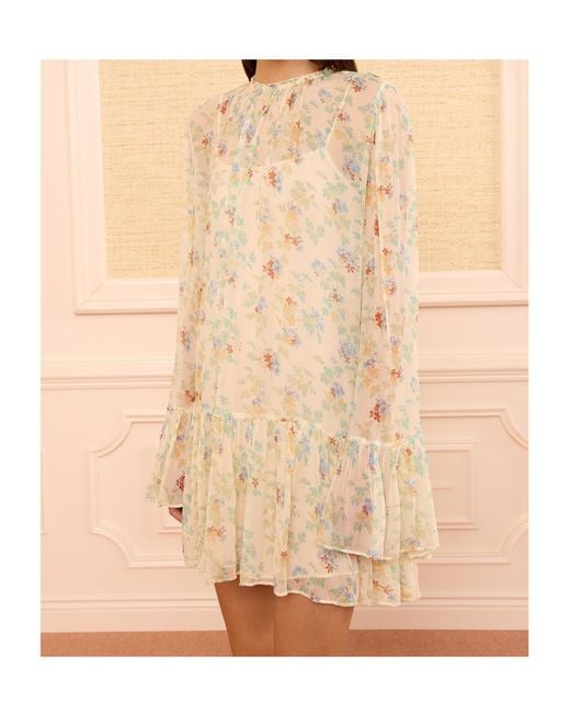 Ulla Johnson Natural Long-Sleeved Dress