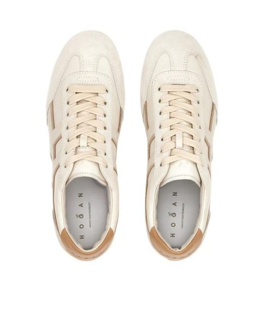 Hogan White Olympia Sneakers