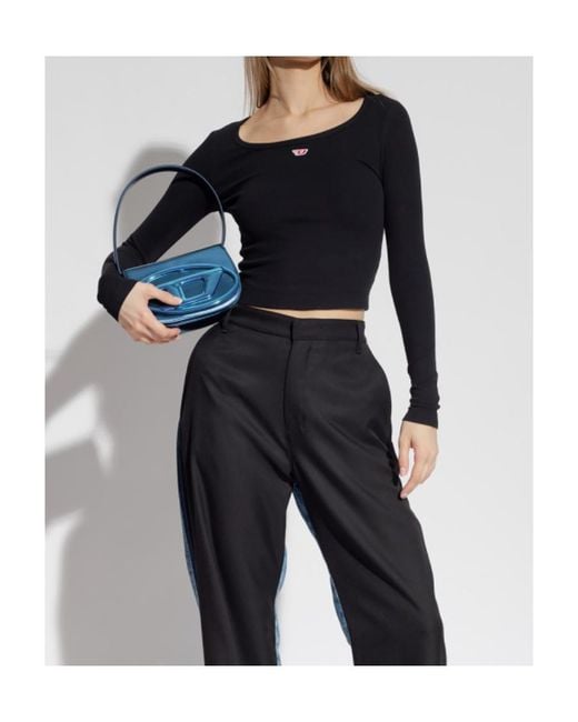 DIESEL Black T Ballet D Ribbed Top